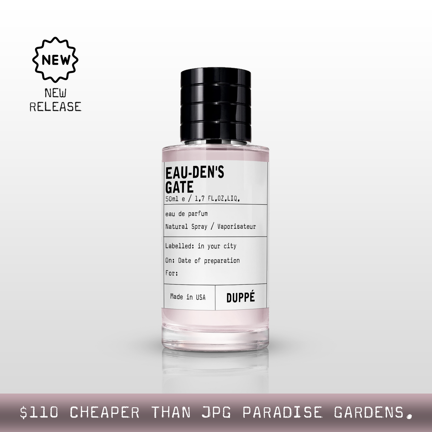 "...smells like JPG Paradise Gardens" - 20ml sample
