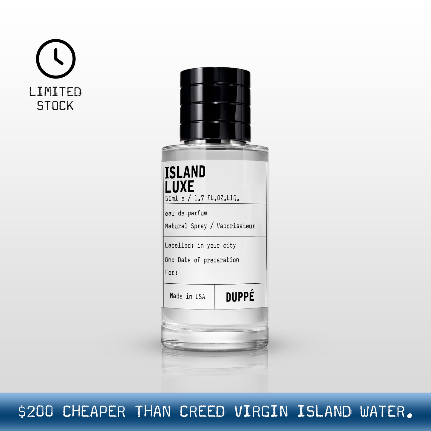 "...smells like Creed Virgin Island Water”