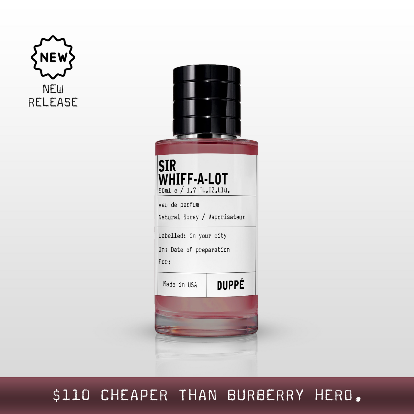 "...smells like Burberry Hero" - 20ml sample