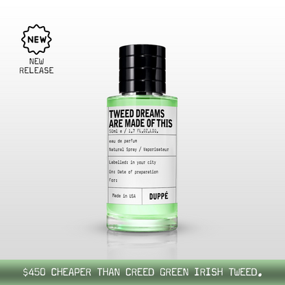 "...smells like Creed Green Irish Tweed"